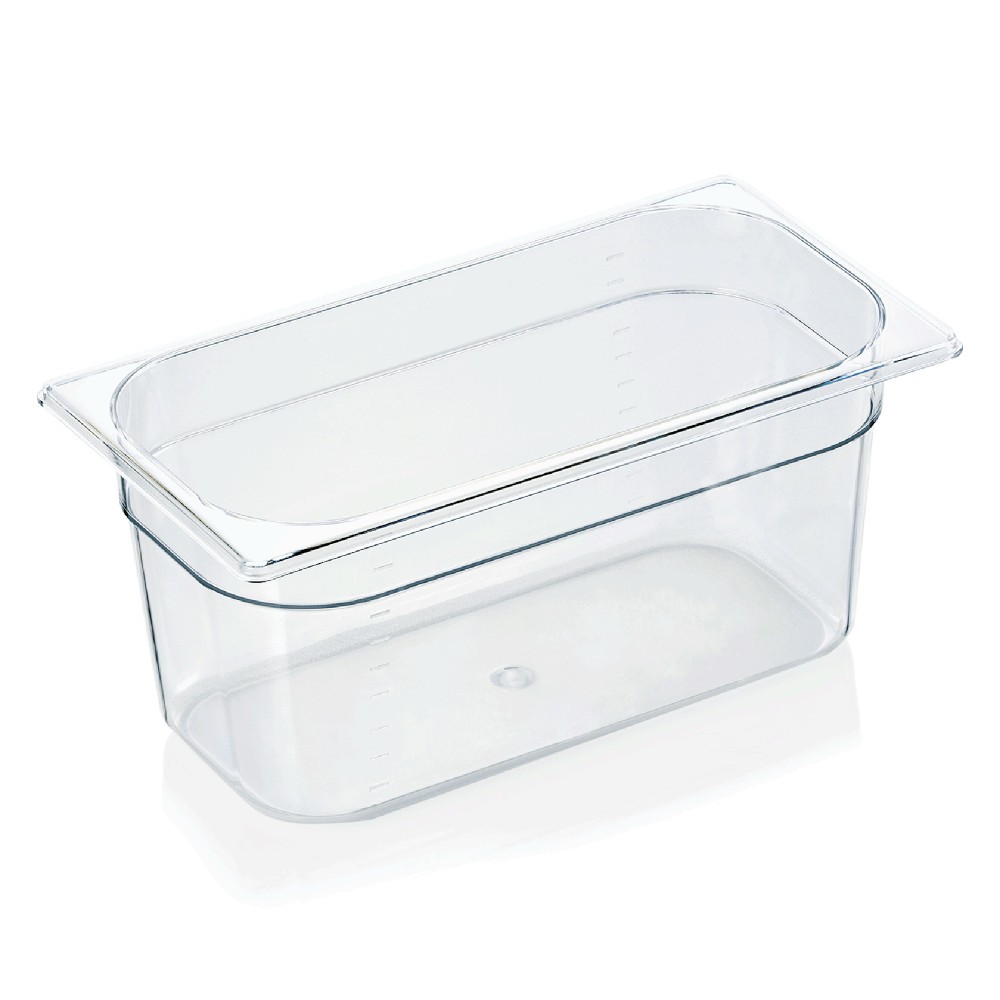GN container 1/3 (PC, 32.5 x 17.6 + h15 cm., 5.5 l.)