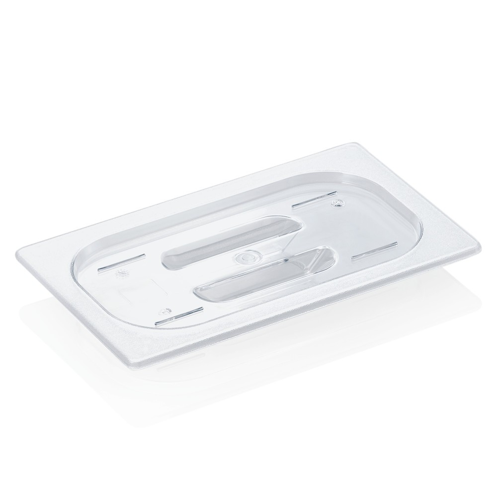 GN lid. 1/4 container, PC, clear