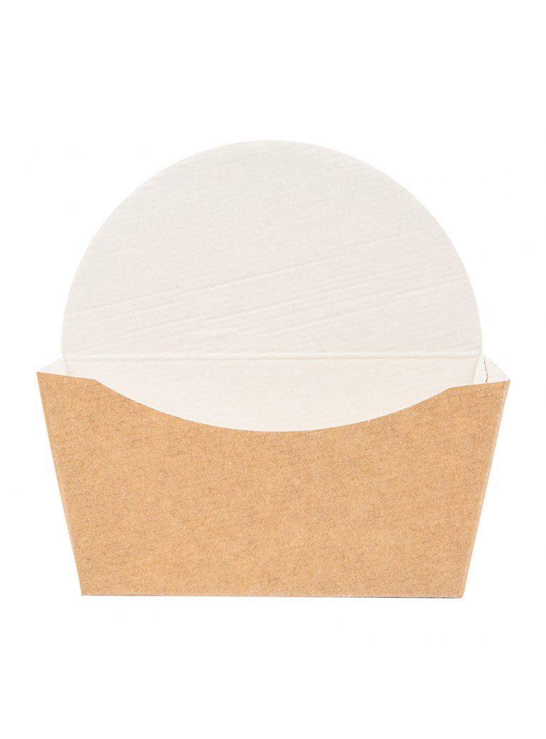 Disposable box THEPACK for bagels/bagels (brown, 12 x 4.5 x 12 cm. pop. (100)