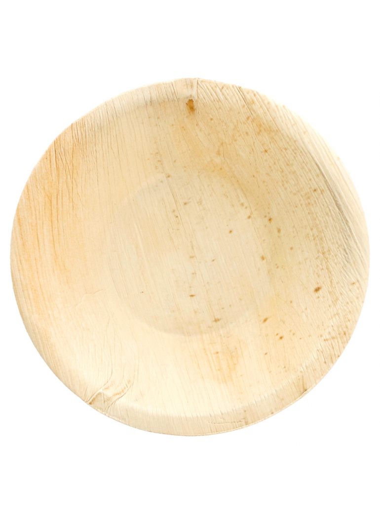 Vienkartinis dubenėlis degustacinis iš palmių pluošto Ø12,5 x h3 cm., 25 vnt.