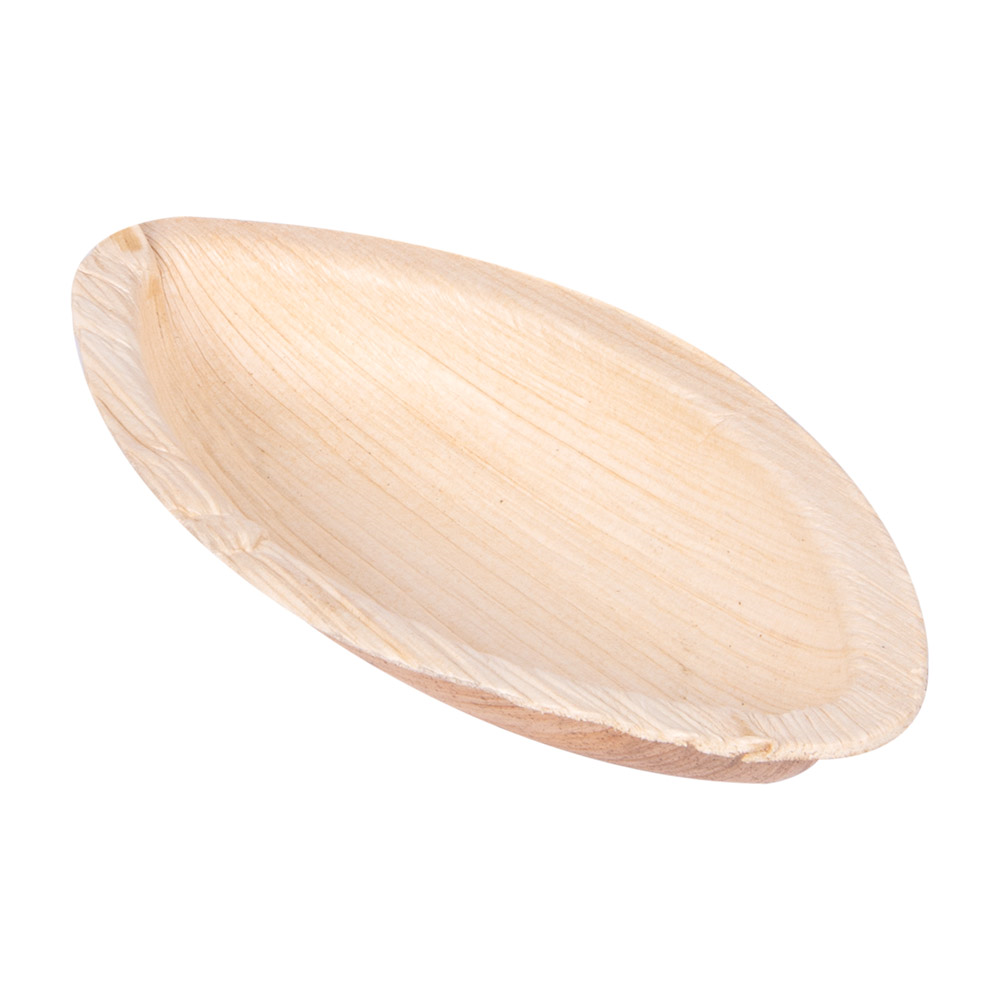 Vienkartinis dubenėlis degustacinis iš palmių pluošto 11,5 x 6 x h1,7 cm., 25 vnt.
