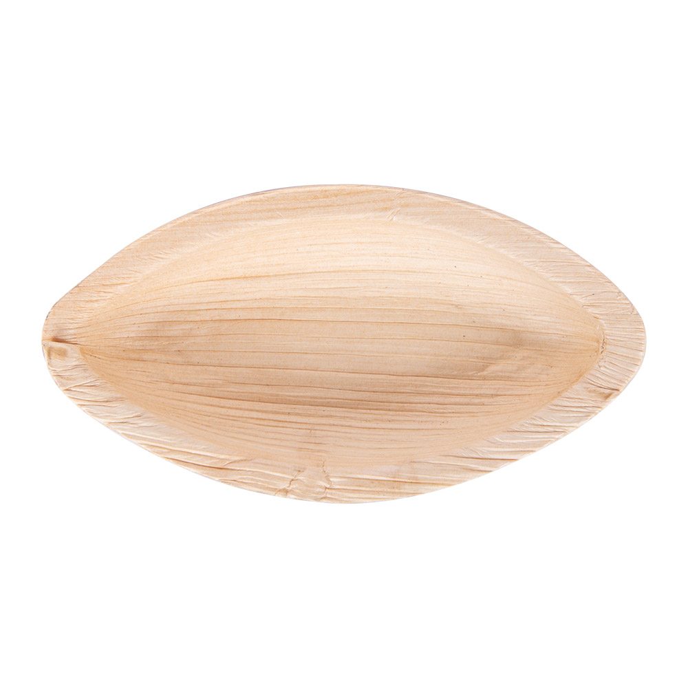 Vienkartinis dubenėlis degustacinis iš palmių pluošto 11,5 x 6 x h1,7 cm., 25 vnt.