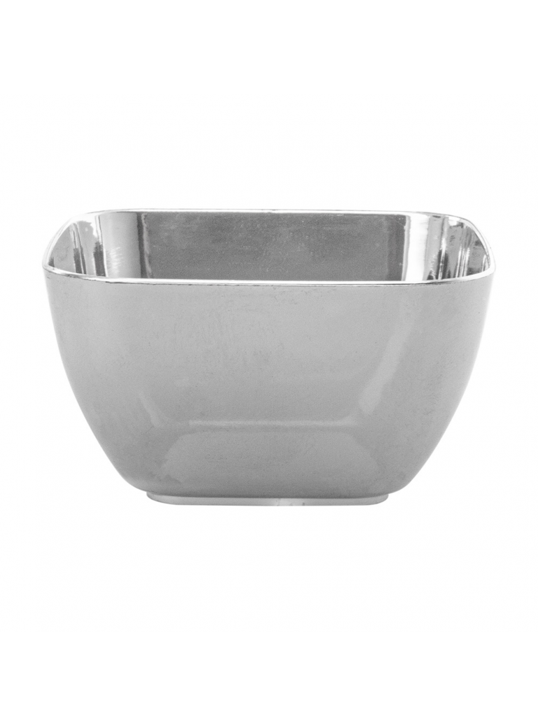 Vienkartinis indelis degustac. (sidabrinis, 60 ml., 5,7 x 5,7 x h3,2 cm., 50 vnt.)