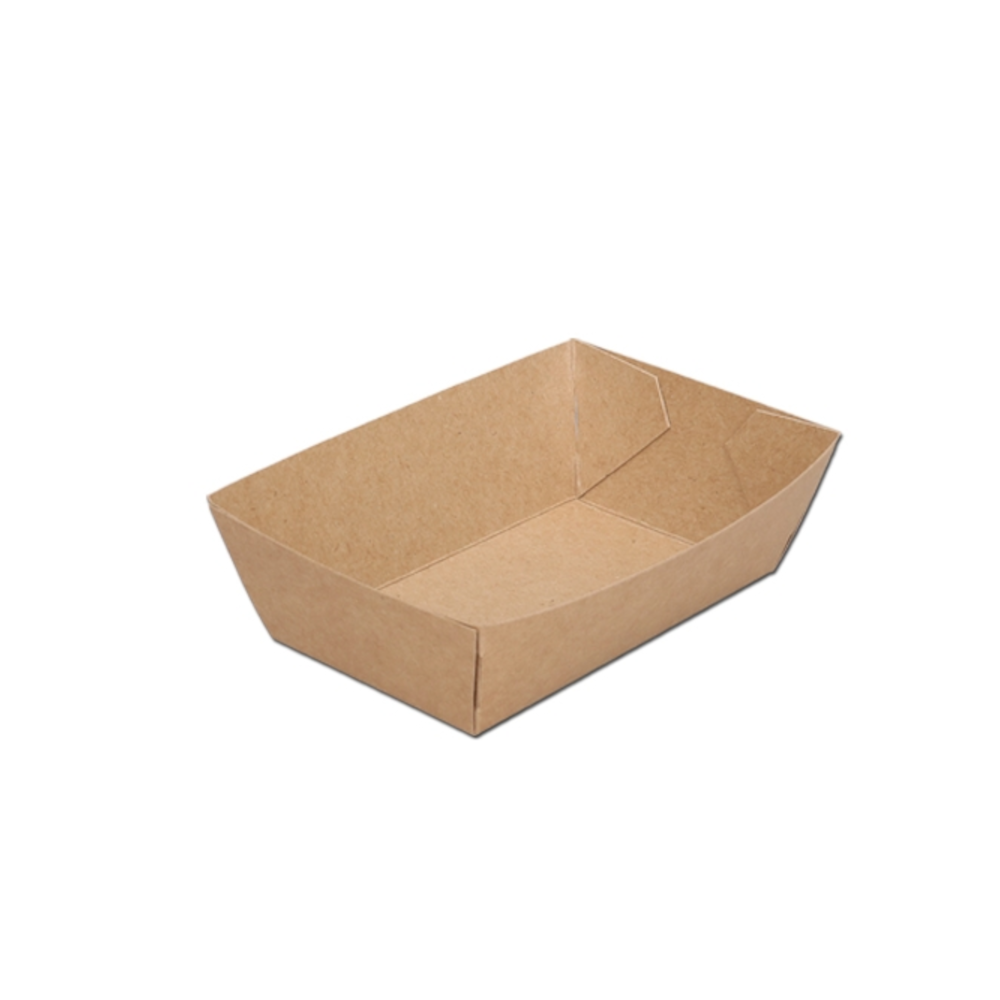 Vienkartinė lėkštė - dubuo KRAFT (10 x 7 x 4 cm., 125 vnt.) Vienkartinė lėkštė - dubuo KRAFT (10 x 7 x 4 cm., 125 vnt.)