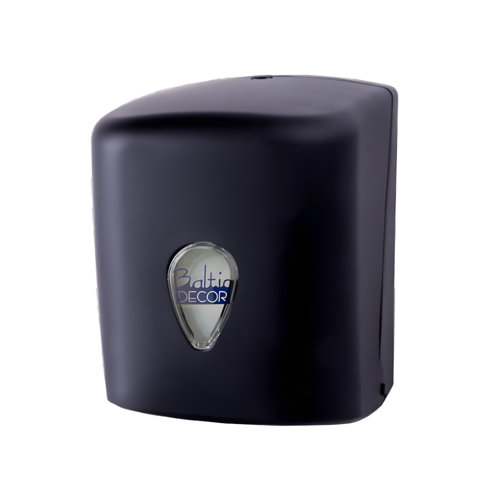 Dispenser for towel rolls L black (for rolls of 300 m)