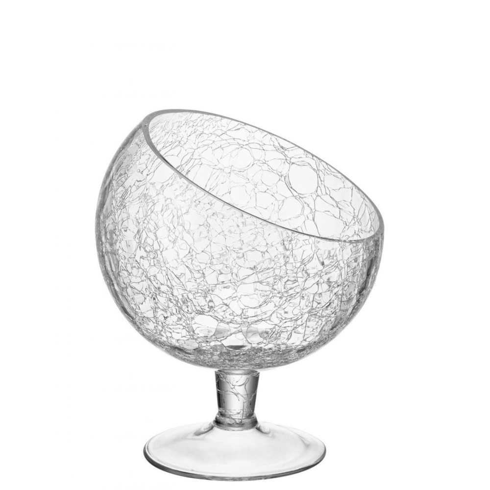 Glass CRACKED Ø15 x h19 cm. Glass CRACKED Ø15 x h19 cm.