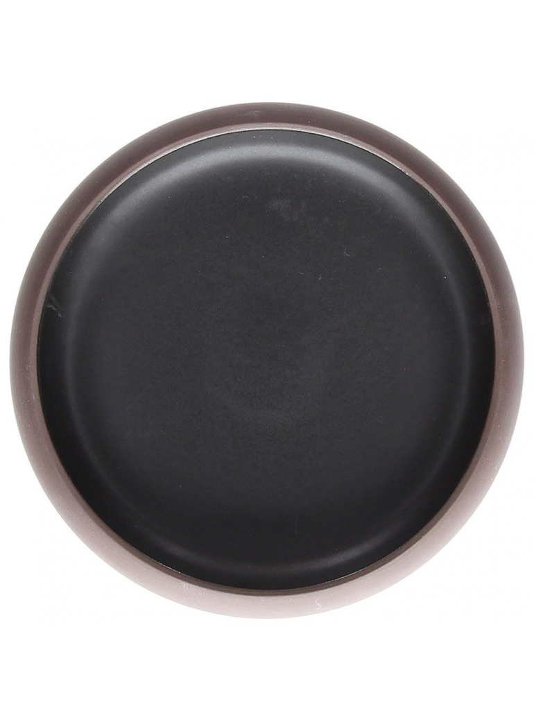 Dubuo ELIPSE MOCA BLACK, Ø14,5 x h4,5 cm.