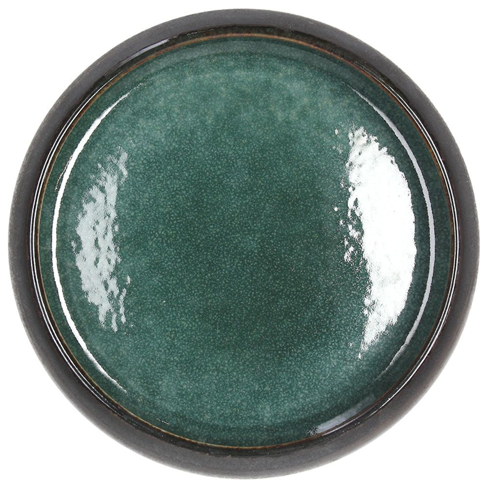 Dubuo ELIPSE BRONZE TEAL, Ø19,5 x h5,5 cm.