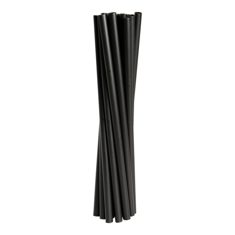 Plastic straws (black, Ø9 x 25 cm., 250 pcs.) Plastic straws (black, Ø9 x 25 cm., 250 pcs.)