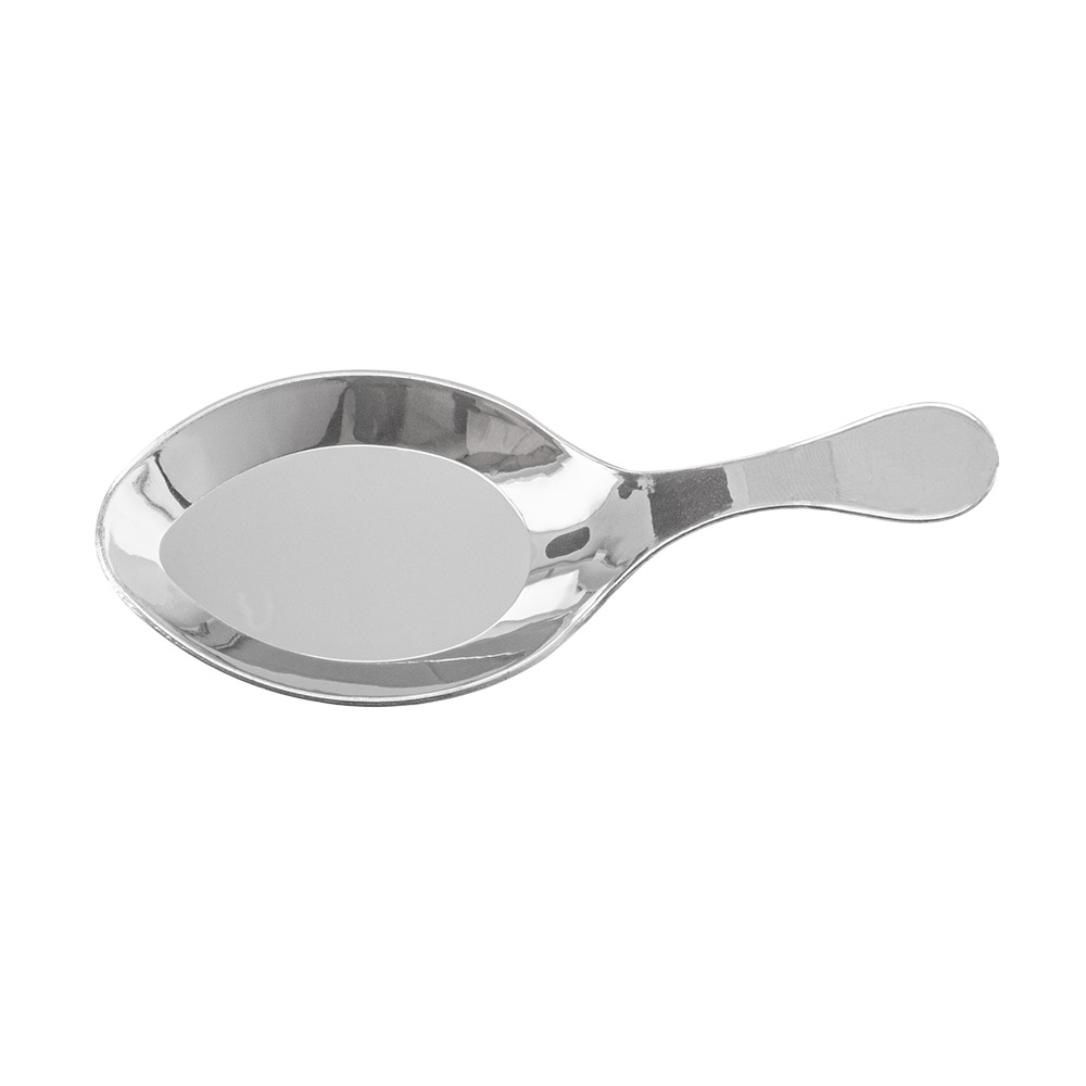 Vienkartinis indelis degustac. (sidabrinis 10 x 4,2 x h2,5 cm., 50 vnt.)