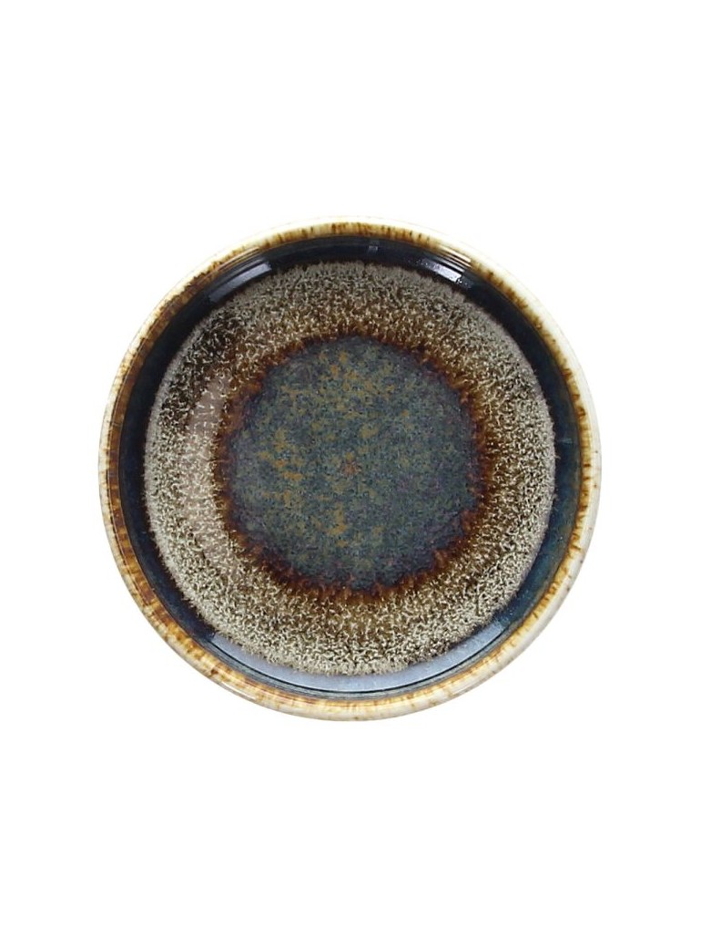 Dubuo aukštais kraštais, BLOOM BLUE AND BROWN Ø12 x H5 cm.