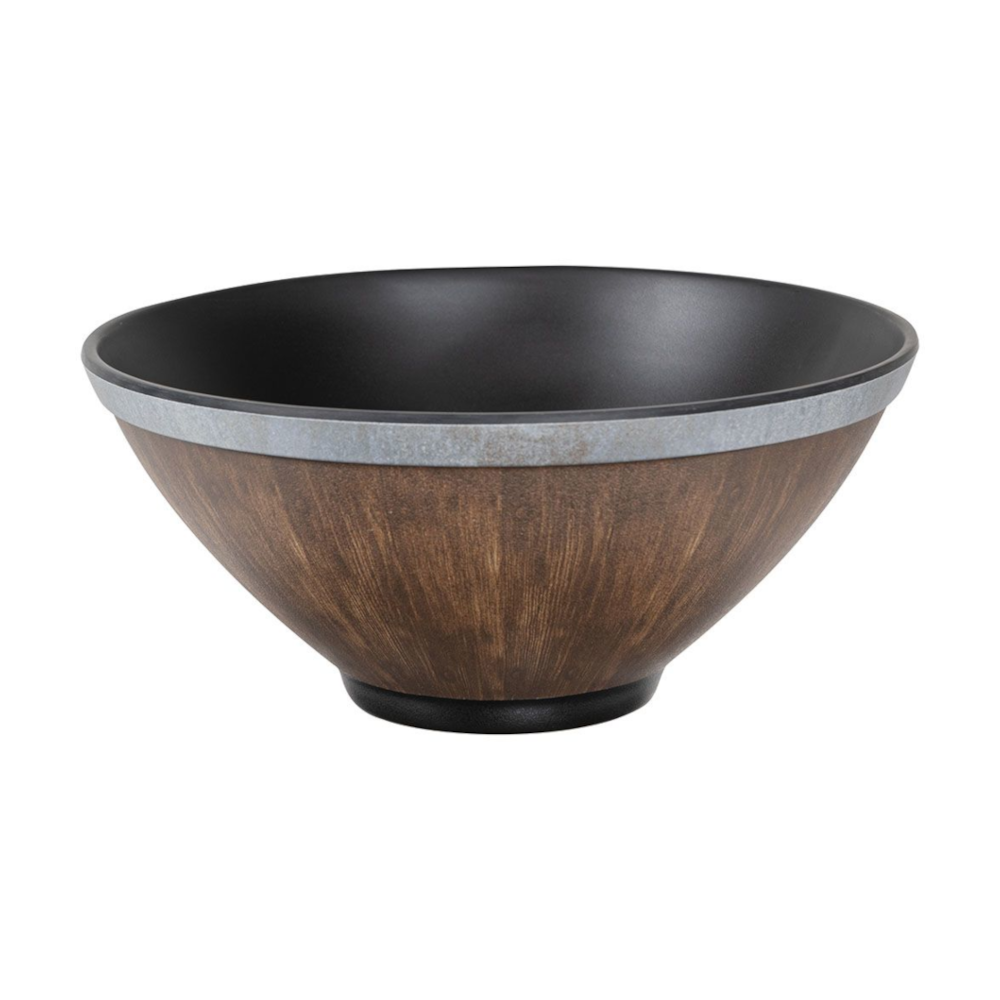 Melamine bowl BARREL, Ø18 x h8 cm. 950 ml Melamine bowl BARREL, Ø18 x h8 cm. 950 ml