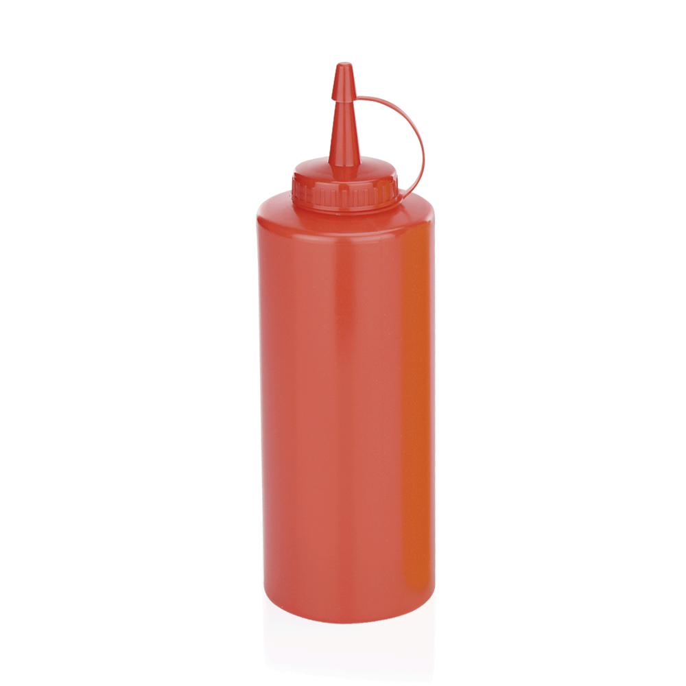 Dispenseris padažams PE 0,45 l., raudonas Dispenseris padažams PE 0,45 l., raudonas