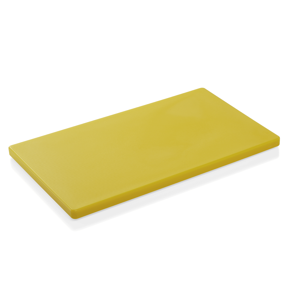 HACCP cutting boards GN 1/1 53 x 32,5 x 2 cm, yellow, polyethylene HACCP cutting boards GN 1/1 53 x 32,5 x 2 cm, yellow, polyethylene