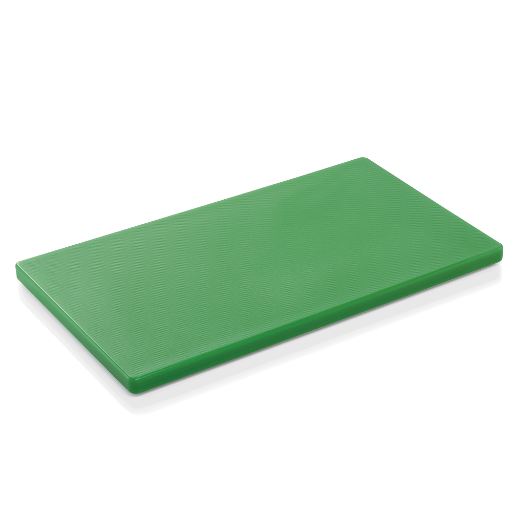 HACCP cutting boards GN 1/1 53 x 32,5 x 2 cm, green, polyethylene HACCP cutting boards GN 1/1 53 x 32,5 x 2 cm, green, polyethylene