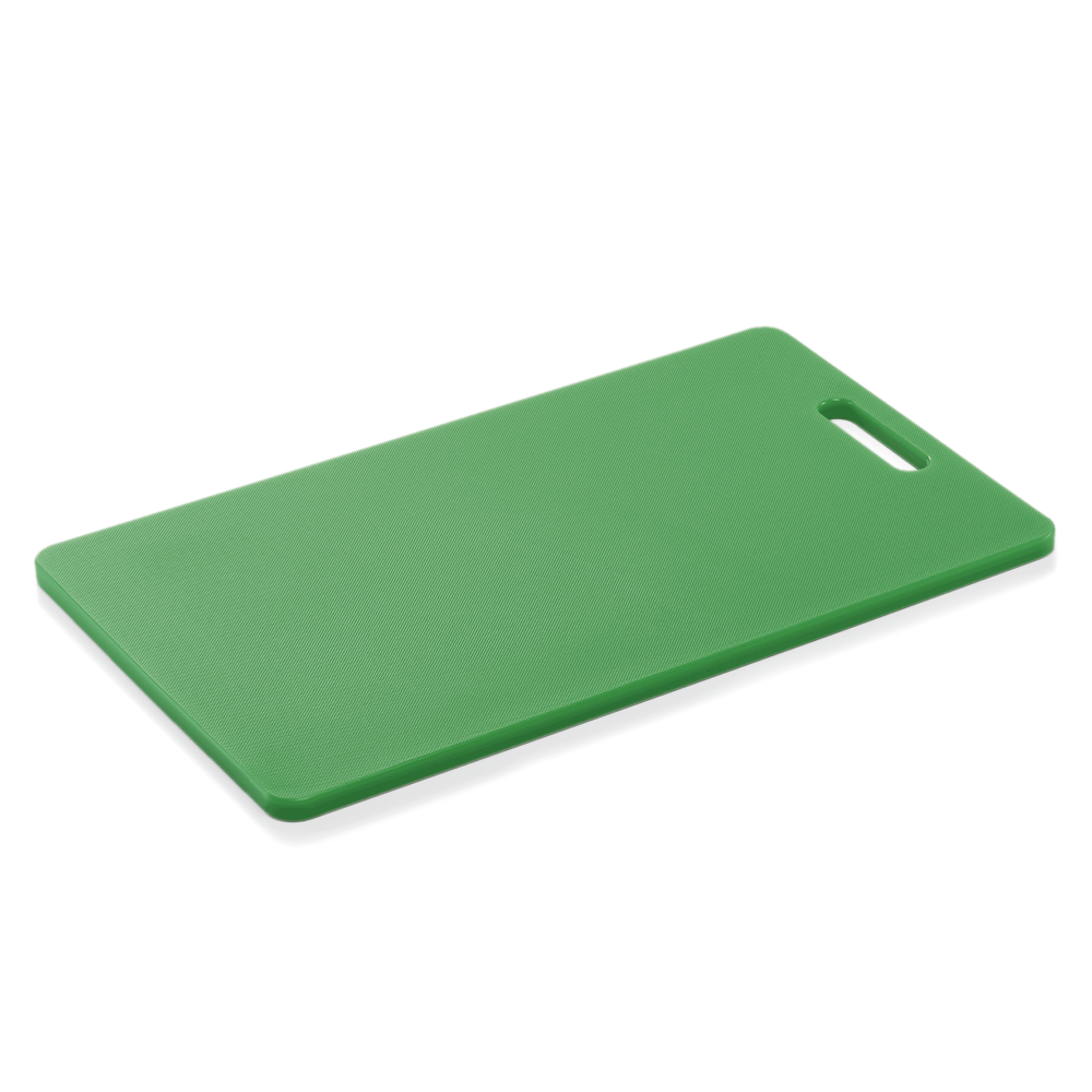 HACCP cutting boards, 40 x 25 x 1,2 cm, green, polyethylene HACCP cutting boards, 40 x 25 x 1,2 cm, green, polyethylene