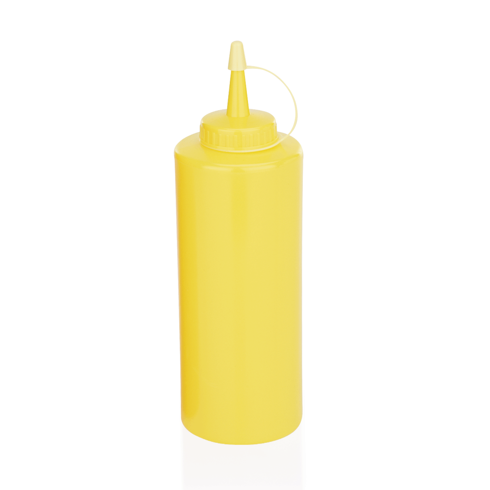 Dispenseris padažams 0,45 l plastikinis geltonas Dispenseris padažams 0,45 l plastikinis geltonas
