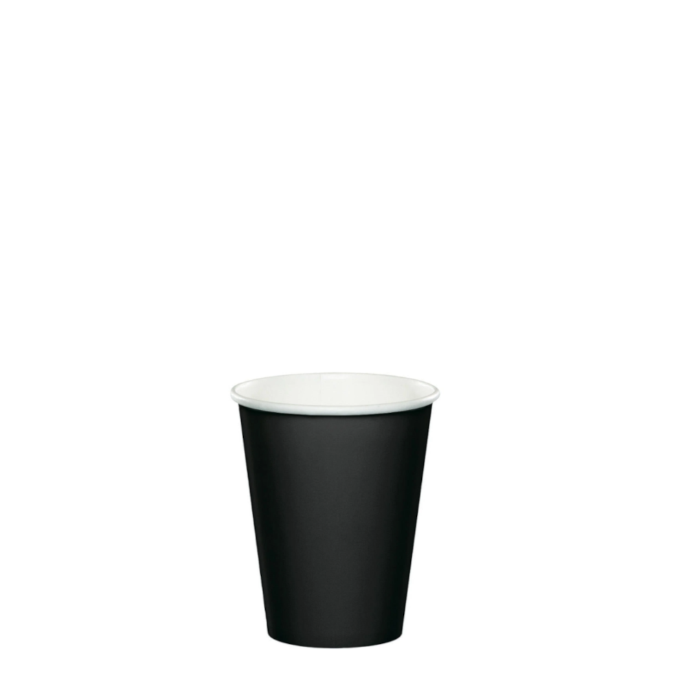 Disposable cups for coffee (black, 120 ml., 50 pcs.) Disposable cups for coffee (black, 120 ml., 50 pcs.)