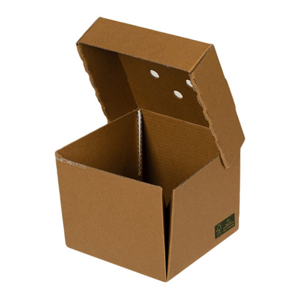 Vienkartinis indelis mikrokartono (12 x 12 x h10 cm., 100 vnt.)