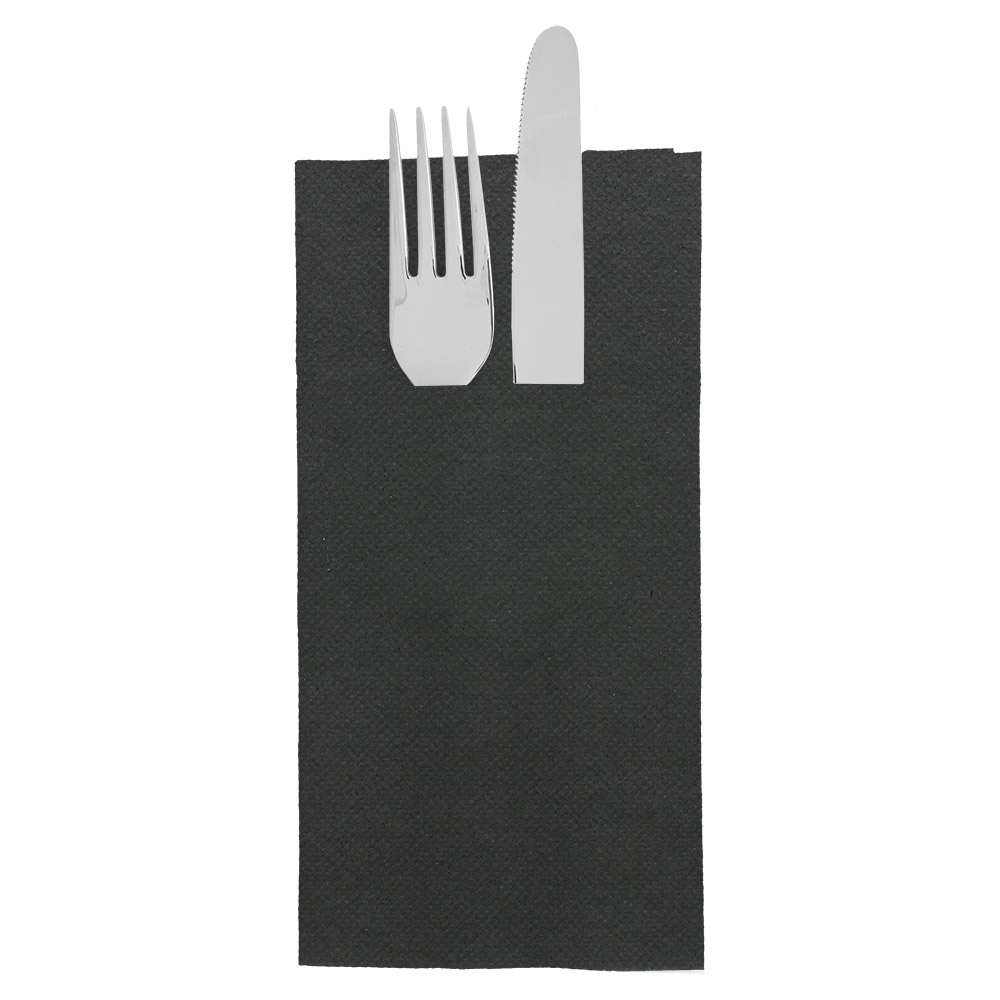 Napkins black Kangura DOUBPLE POINT, 39 x 40 cm., 50 pcs. Napkins black Kangura DOUBPLE POINT, 39 x 40 cm., 50 pcs.