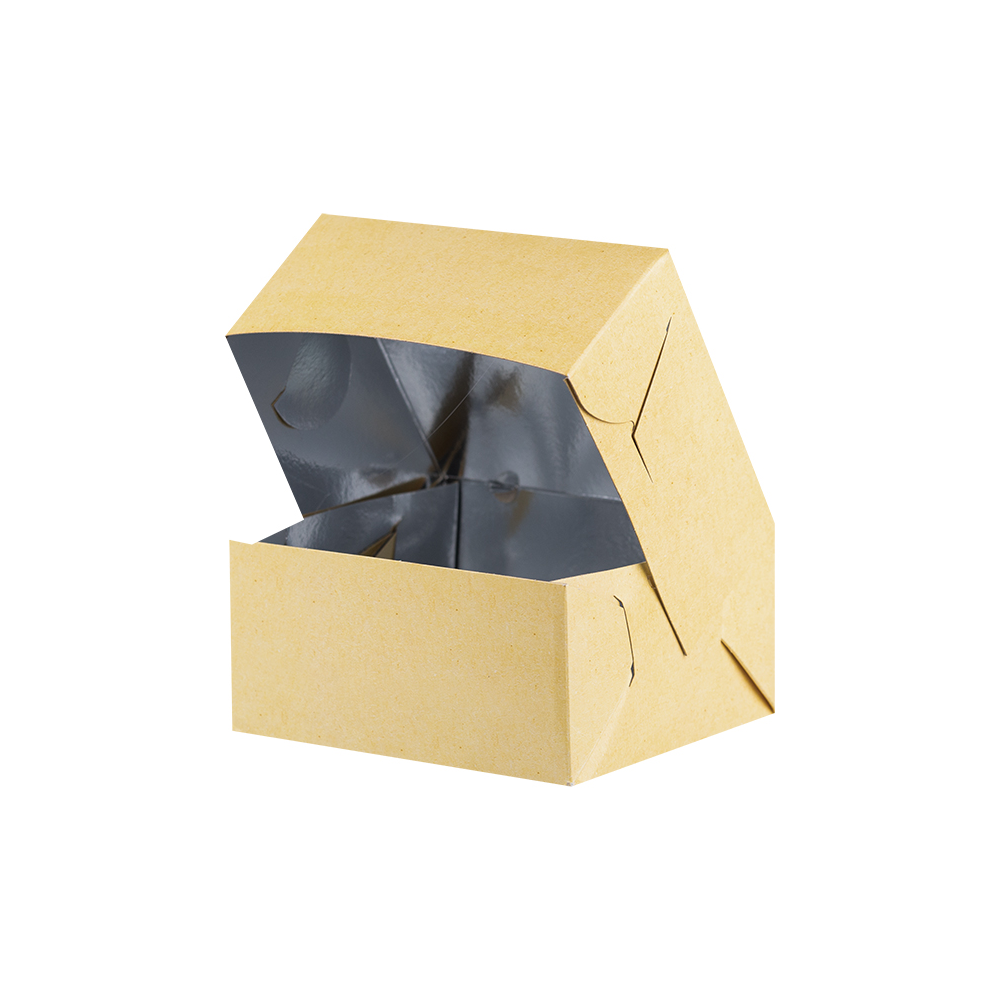 Disposable paper box with foil inside (16.5 x 14 x h8 cm., 122 pcs.)