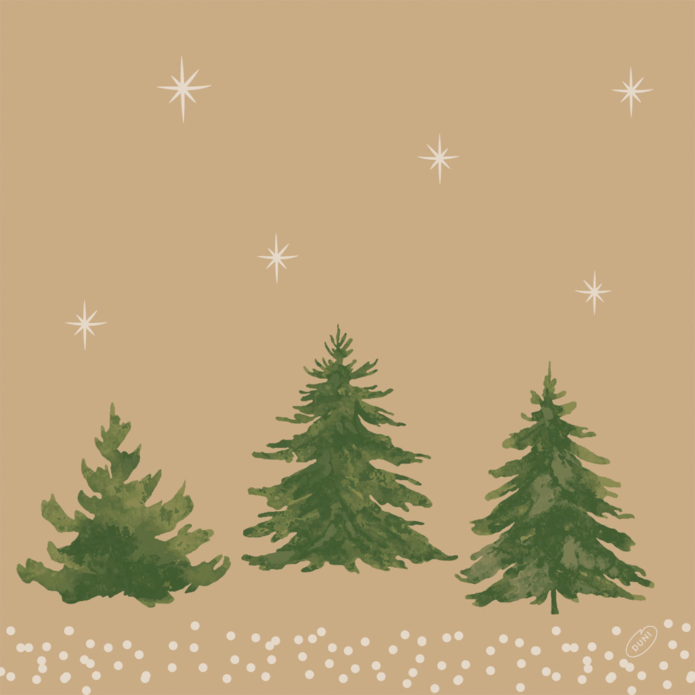 Napkin 40 x 40 cm Bio Dunisoft Humble trees (1 pc.) Napkin 40 x 40 cm Bio Dunisoft Humble trees (1 pc.)