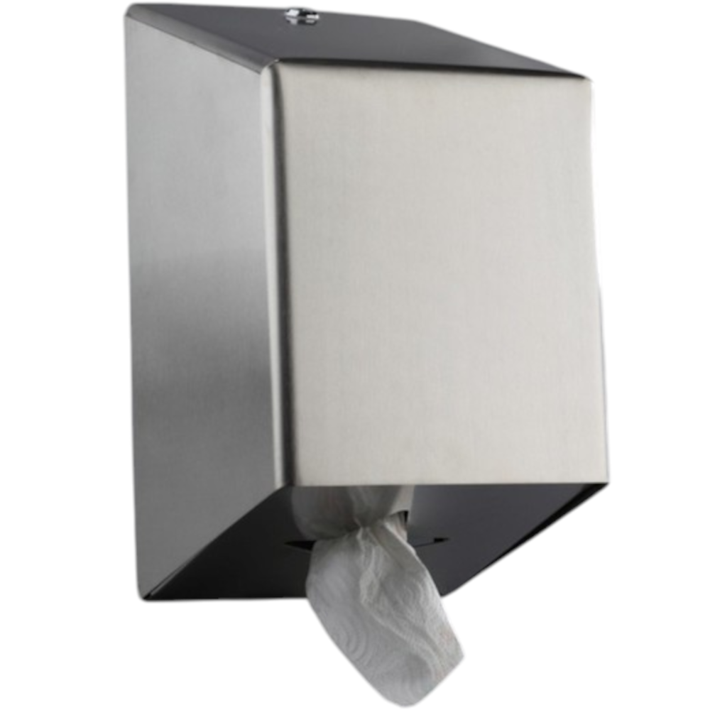 Dispenser for towel rolls L stainless steel 21 cm. Dispenser for towel rolls L stainless steel 21 cm.