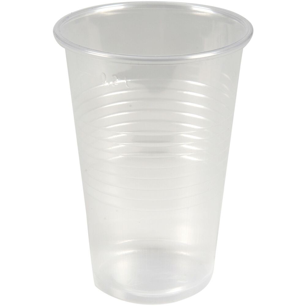 Vienkartinės stiklinės 200 ml. PP, skaidrios, šaltam, 100 vnt. Vienkartinės stiklinės 200 ml. PP, skaidrios, šaltam, 100 vnt.