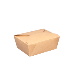 Dėžutė užkandžiams popierinė (ruda, 750 ml., 50 vnt.)