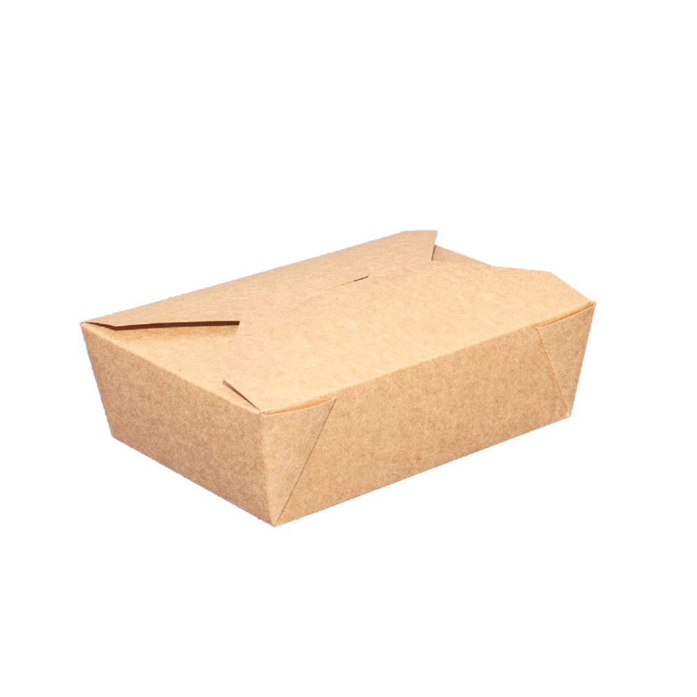 Disposable paper snack box...
