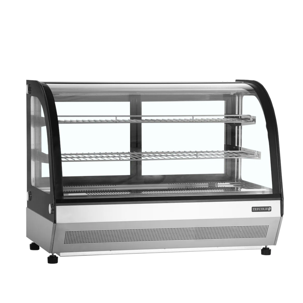 Refrigerated exhibition black display case Refrigerated exhibition black display case