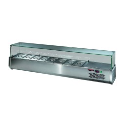 Vitrina šaldomam stalui 8 vietų GN 1/3