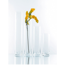 Vaza cilindras Ø10 x h40 cm.