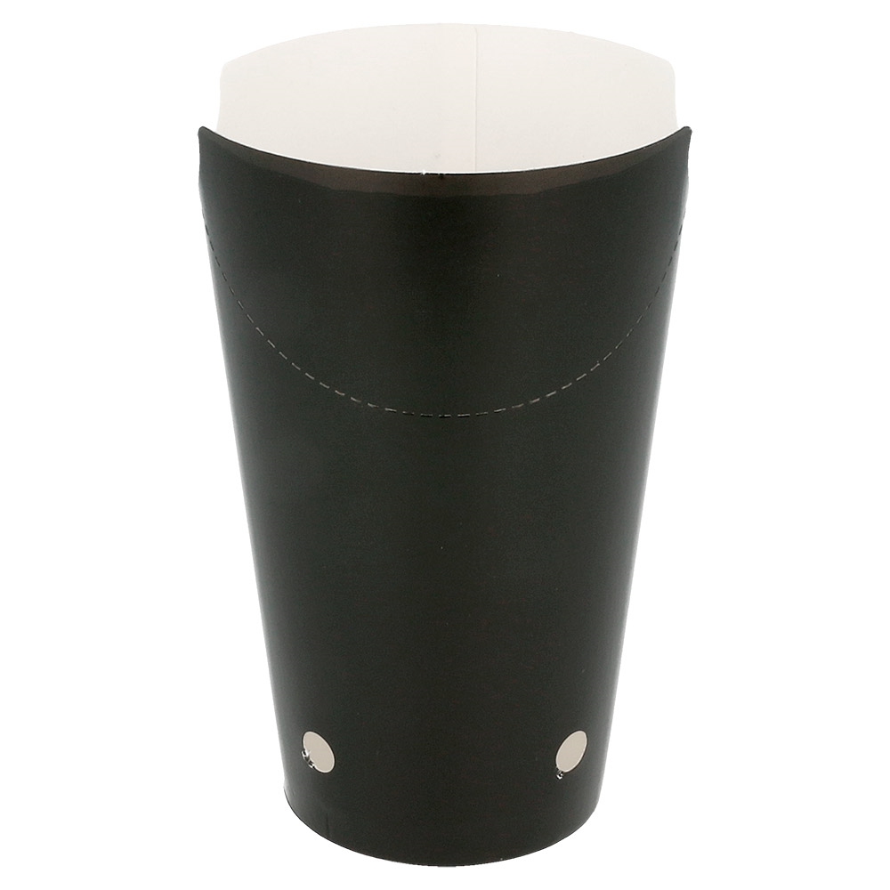 Bulvytėms indelis (juodas, 480 ml., 50 vnt.)