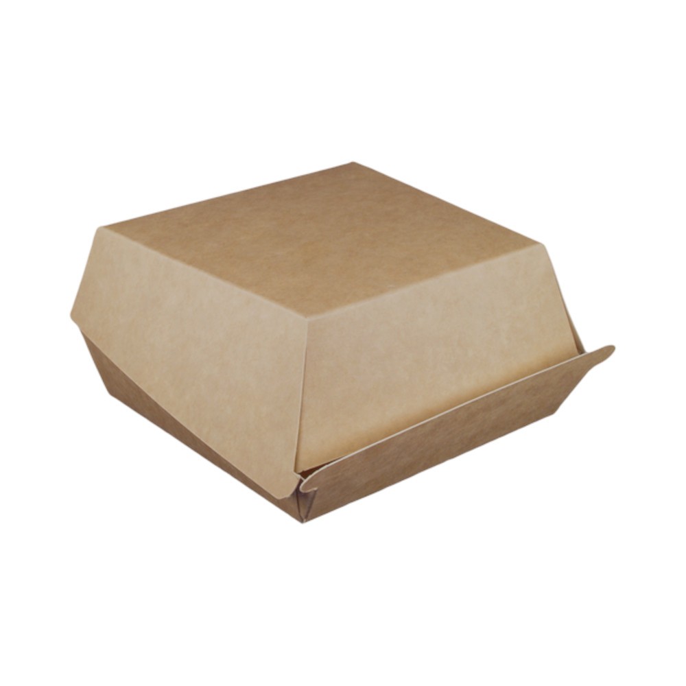 Disposable box for hamburger (11.5 x 11.5 x 7 cm., 100 pcs.)