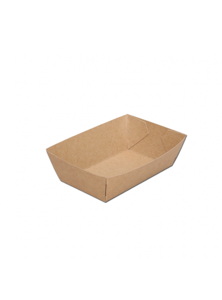 Disposable plate - bowl KRAFT (10 x 7 x 4 cm., 100 pcs.)