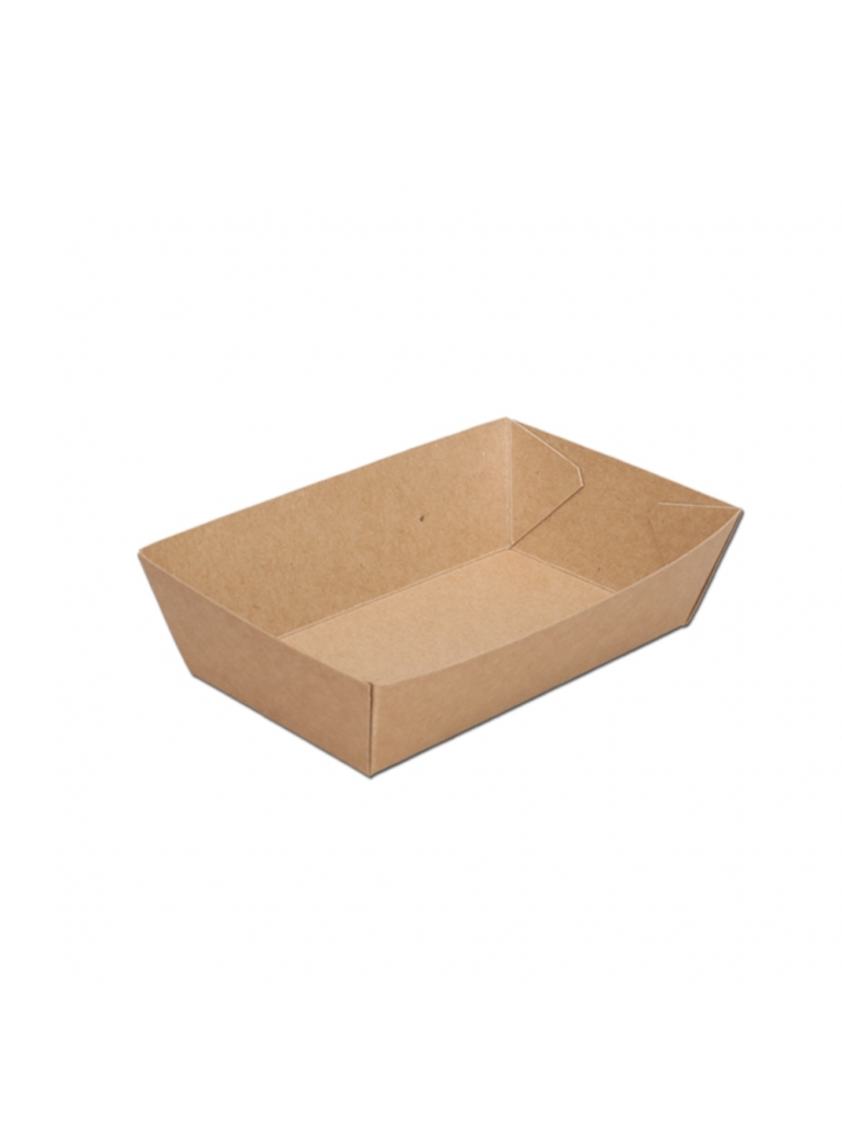 Disposable plate - bowl KRAFT (12 x 7 x 4.5 cm., 100 pcs.)