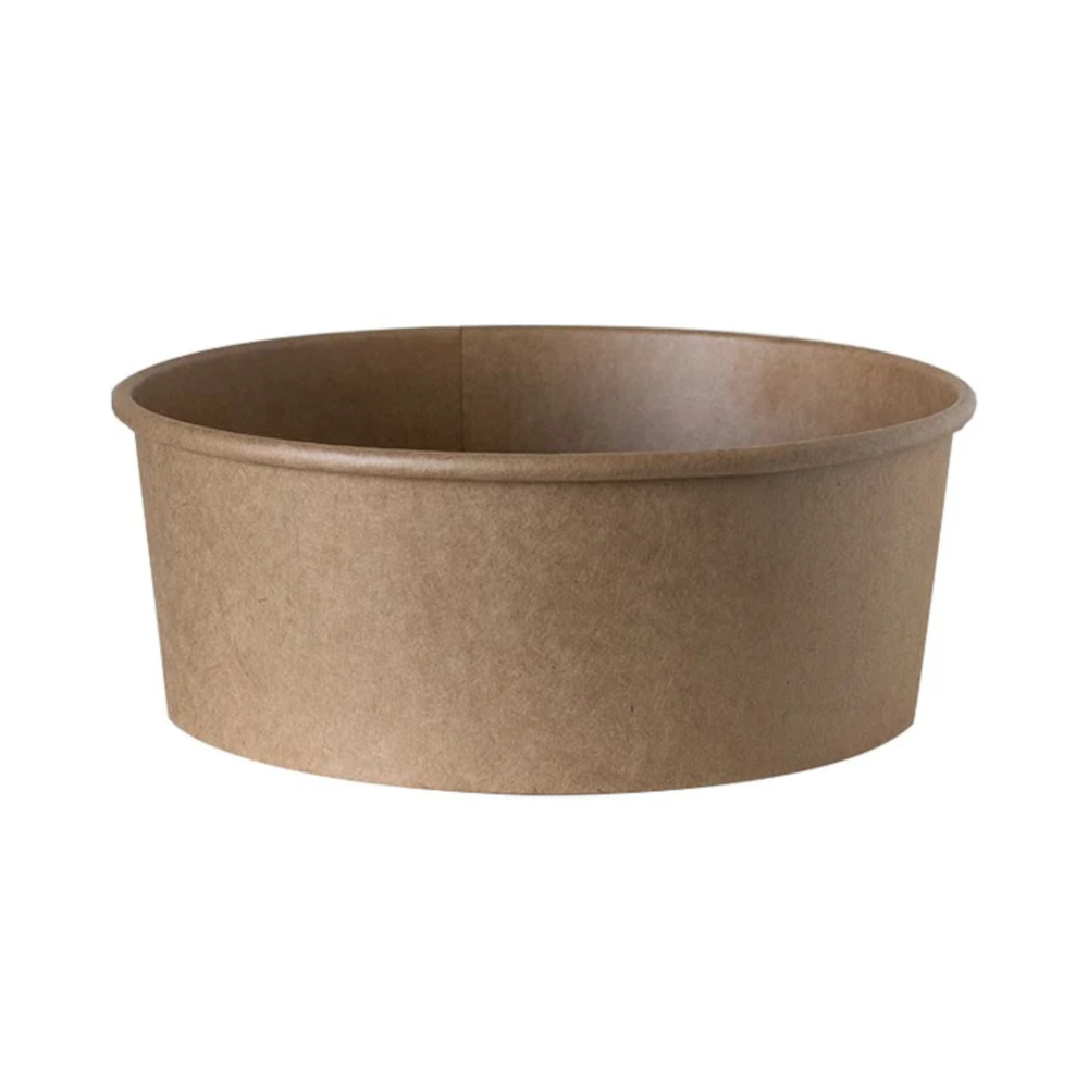 Disposable paper container (1100 ml., Ø18 cm., H7 cm., 50 pcs.)