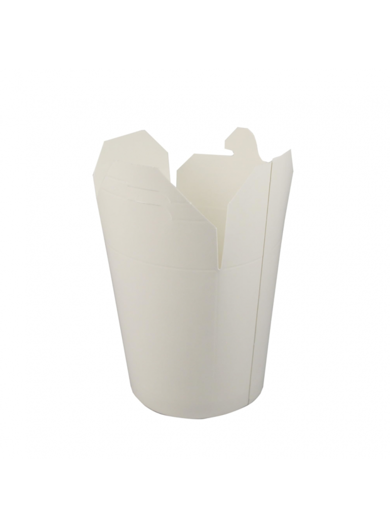 Disposable box WOK (white, 750 ml., 50 pcs.)