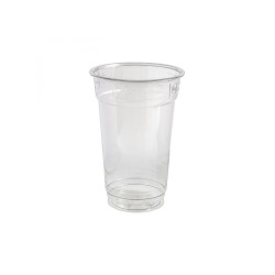 Vienkartinės stiklinės PET 250 ml., skaidrios, 50 vnt.