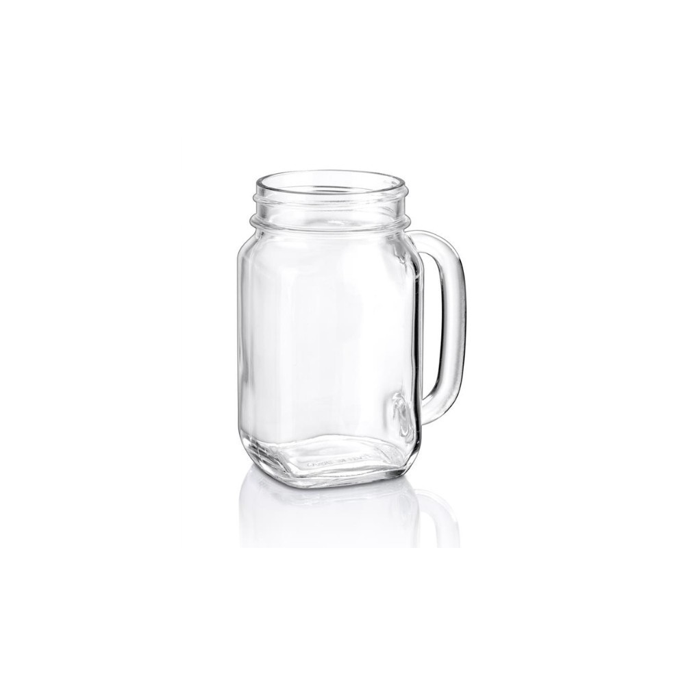 Stiklainis su rankena 480 ml. Stiklainis su rankena 480 ml.
