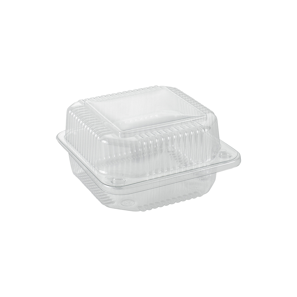 copy of Disposable container with lid (transparent, 11 x 11 x h5 cm., 1 pc.)