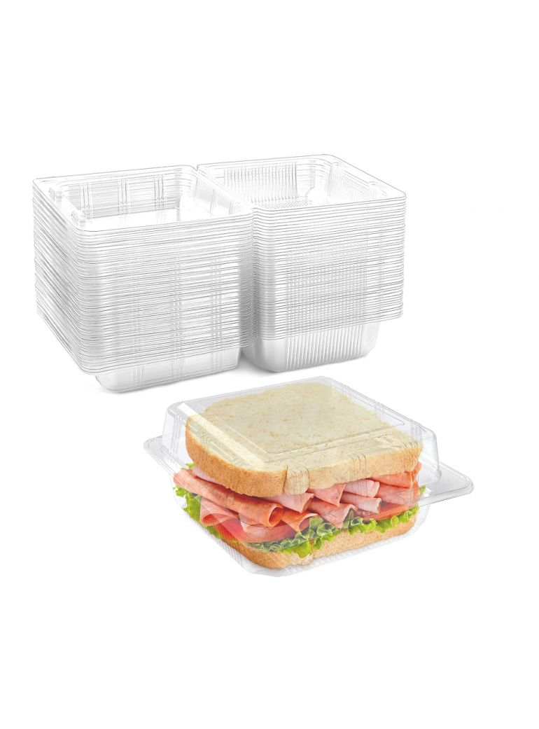 copy of Disposable container (transparent, 13 x 13 x h8 cm., 1 pc.)