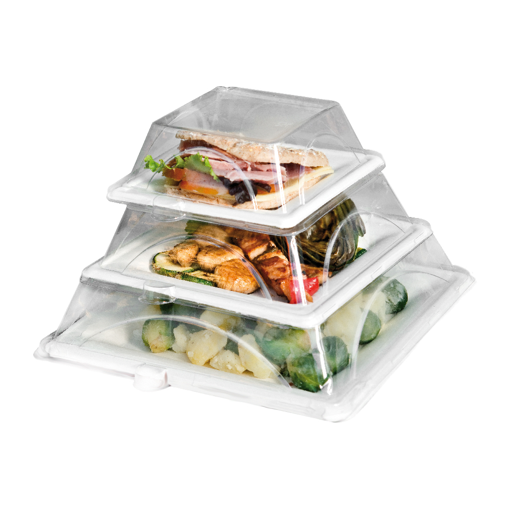 Dangtelis lėkštėms Bionic 26x26 cm (50) Dangtelis lėkštėms Bionic 26x26 cm (50)
