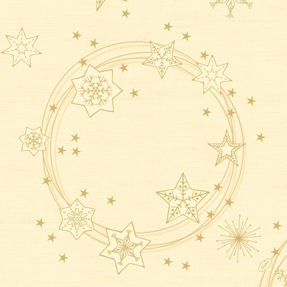 Servetėlė 40x40 cm Dunisoft STAR ST. CREAM 1 vnt. Servetėlė 40x40 cm Dunisoft STAR ST. CREAM 1 vnt.