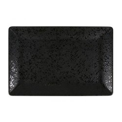 Lėkštė stačiakampė MING III ARIZONA MELAMINO, 30 x 20 x 2.5 cm., juoda