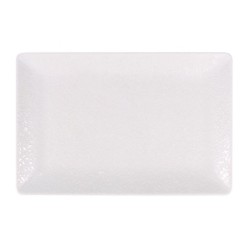 Lėkštė stačiakampė MING III ARIZONA MELAMINO 30 x 20 x 2.5 cm., balta