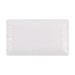 Lėkštė stačiakampė MING III ARIZONA MELAMINO 25 x 15 x 2 cm., balta