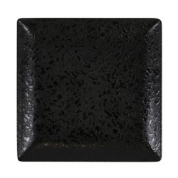 Lėkštė kvadratinė MING III ARIZONA MELAMINO 16 x 16 cm., juoda