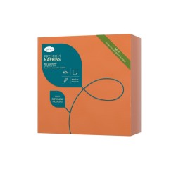 Servetėlė 40x40 cm Bio Dunisoft Sun Orange (60 vnt.)